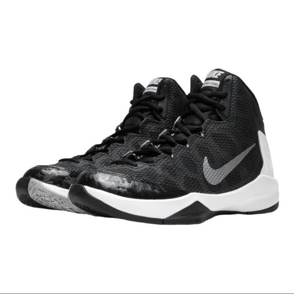 Nike Shoes Nike Mens Zoom Without A Doubt Blacksilver White